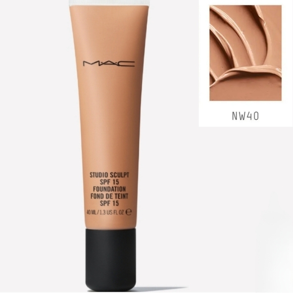 MAC Studio Sculpt Broad Spectrum SPF 15 Foundation NW40 - Picture 1 of 13